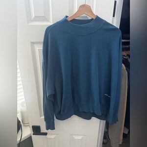 Ralph Lauren RLX Embroidered-Logo Mock-Neck Jumper XXL Blue Preppy Golf